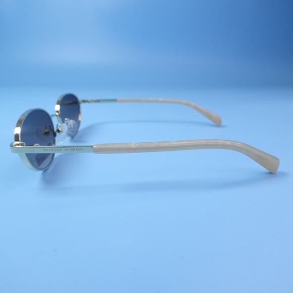 Rebecca Minkoff Sunglasses Evangelyne Gold Frame & Pearl Arms 100% UV Protection main image 7